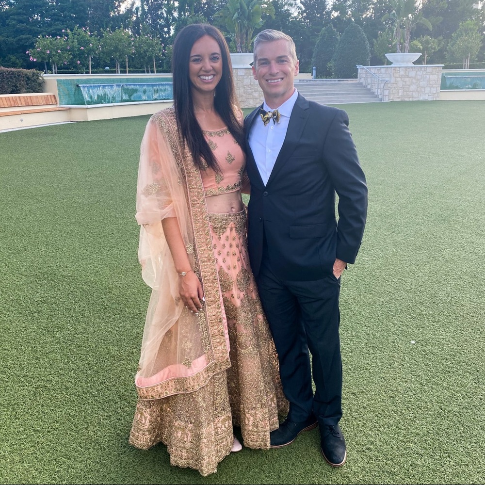 Lehenga peach